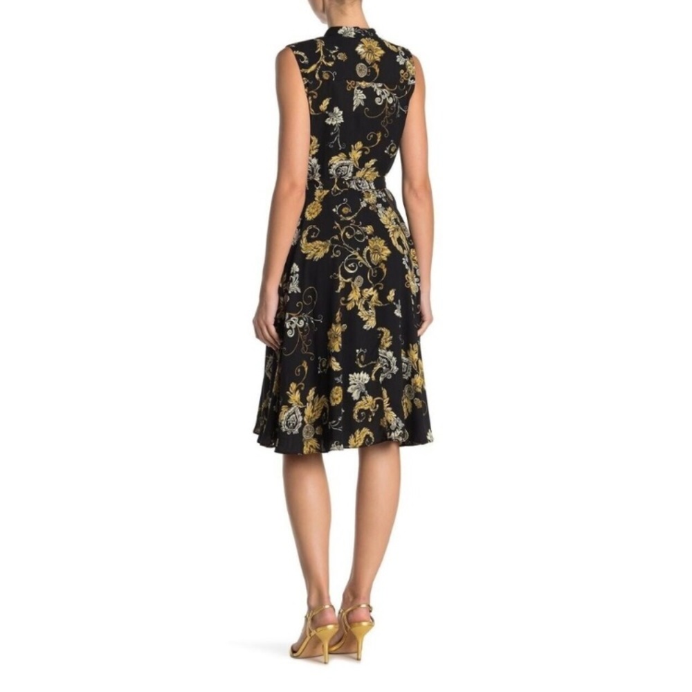 Nanette Lepore Chiffon Pintuck Sleeveless Dress - Picture 2 of 8